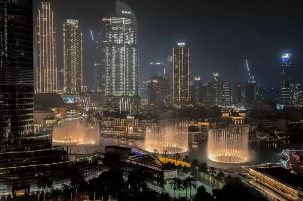 4-osobowy Apartament na 16. piętrze z widokiem na Burj Khalifa - Address Opera Residences