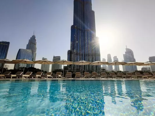 4-osobowy Apartament na 16. piętrze z widokiem na Burj Khalifa - Address Opera Residences