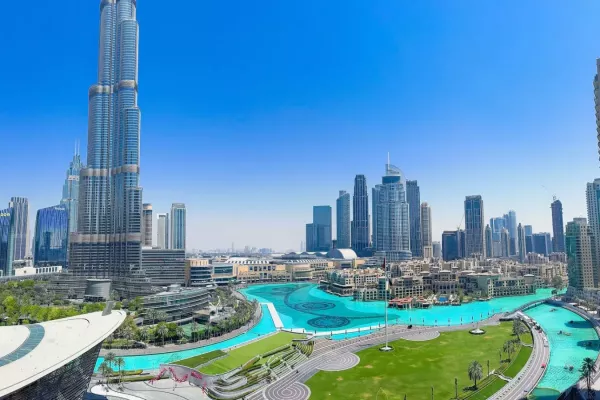 GRANDE BEST Burj Khalifa view |14th floor| 8-Guests AIRPORT SHUTTLE OPTION