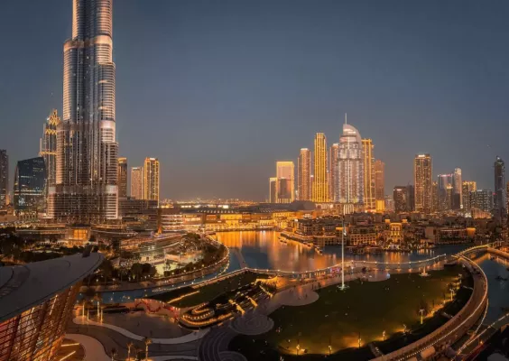 8-osobowy Apartament na 14. piętrze z widokiem na Burj Khalifa - Grande Signature Residences