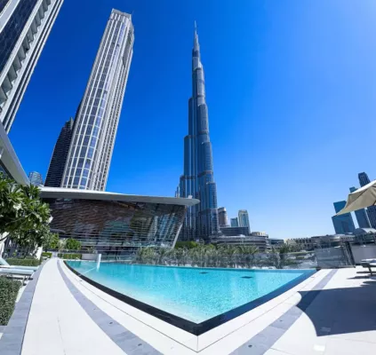 6-osobowy Apartament na 42. piętrze z widokiem na Burj Khalifa - Grande Signature Residences
