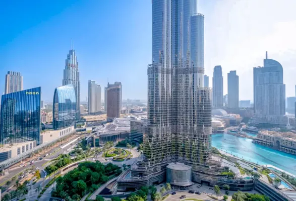 4-osobowy Apartament na 30. piętrze z widokiem na Burj Khalifa - Address Opera Residences