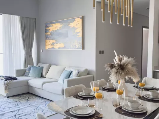 6-osobowy Apartament na 32. piętrze z widokiem na Burj Khalifa - Grande Signature Residences