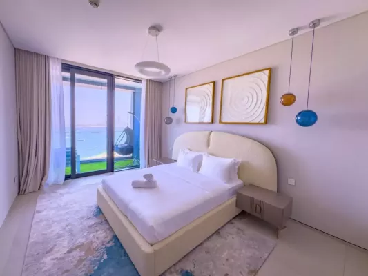 8-osobowy Apartament na 12. piętrze Address Beach Resort Residence - Widok wart milion dolarów - Zdjęcie z galerii