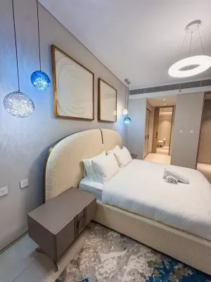8-osobowy Apartament na 12. piętrze Address Beach Resort Residence - Widok wart milion dolarów - Zdjęcie z galerii