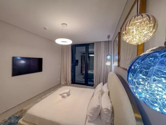 8-osobowy Apartament na 12. piętrze Address Beach Resort Residence - Widok wart milion dolarów - Zdjęcie z galerii