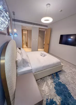 8-osobowy Apartament na 12. piętrze Address Beach Resort Residence - Widok wart milion dolarów - Zdjęcie z galerii