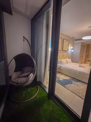 8-osobowy Apartament na 12. piętrze Address Beach Resort Residence - Widok wart milion dolarów - Zdjęcie z galerii