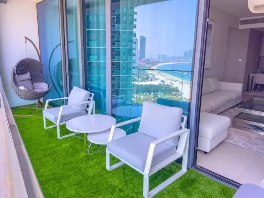 8-osobowy Apartament na 39. piętrze - Address Beach Resort - Spektakularny Widok na Palmę - Zdjęcie z galerii
