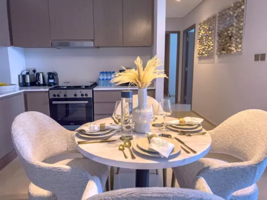 8-osobowy Apartament na 14. piętrze z widokiem na Burj Khalifa - Grande Signature Residences - Zdjęcie z galerii