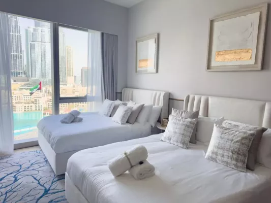 8-osobowy Apartament na 14. piętrze z widokiem na Burj Khalifa - Grande Signature Residences - Zdjęcie z galerii