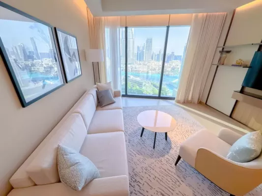 4-osobowy Apartament na 16. piętrze z widokiem na Burj Khalifa - Address Opera Residences - Zdjęcie z galerii