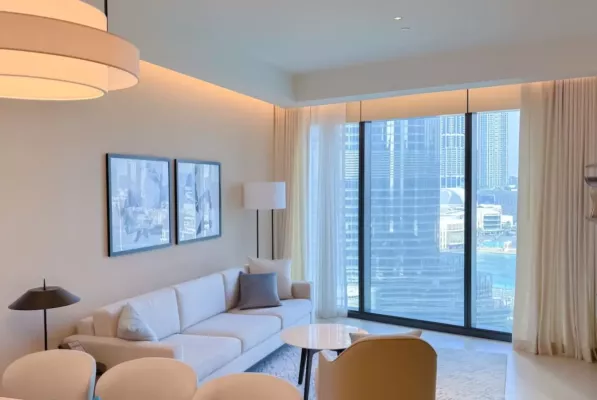 4-osobowy Apartament na 16. piętrze z widokiem na Burj Khalifa - Address Opera Residences - Zdjęcie z galerii