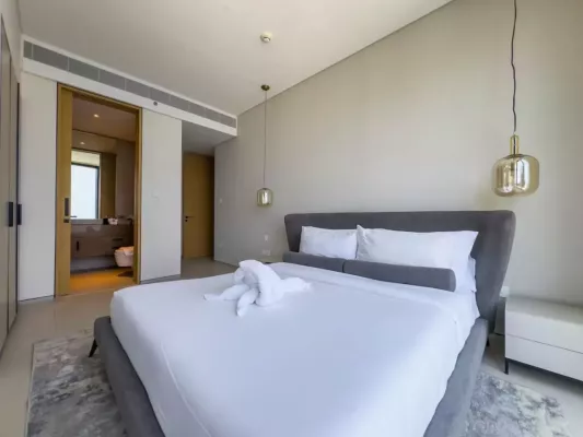 4-osobowy Apartament na 45. piętrze - Address Beach Resort - Spektakularny Widok na Palmę - Zdjęcie z galerii