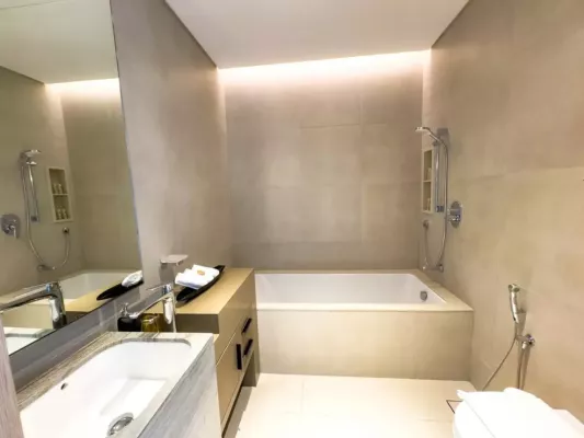 4-osobowy Apartament na 45. piętrze - Address Beach Resort - Spektakularny Widok na Palmę - Zdjęcie z galerii