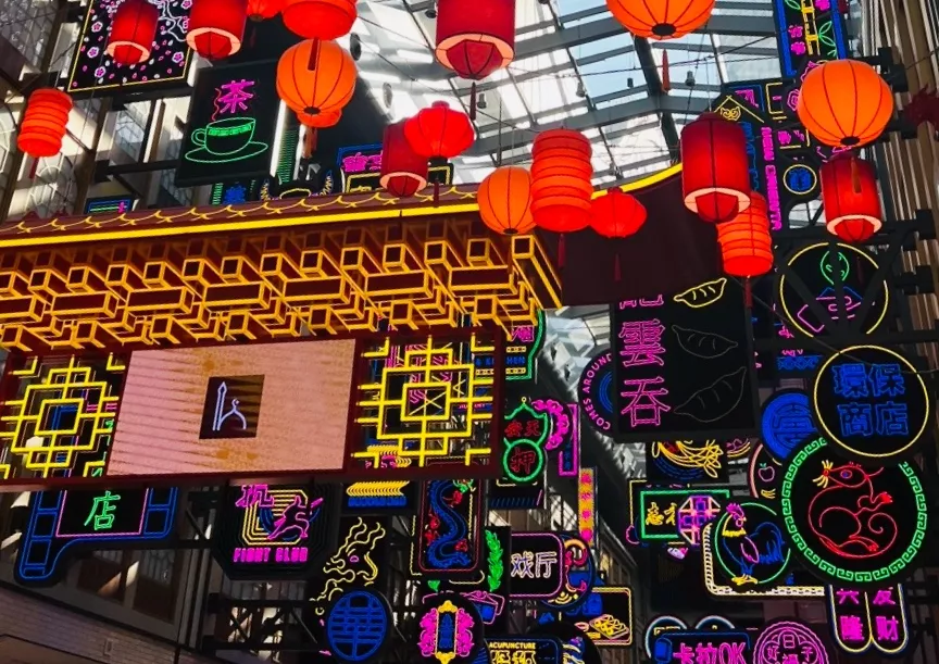 Chinatown w Dubai Mall